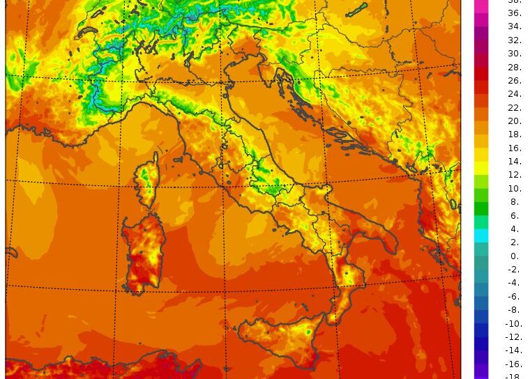 temperature massime 17 settembre