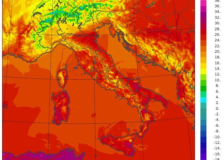 temperature massime 26 settembre