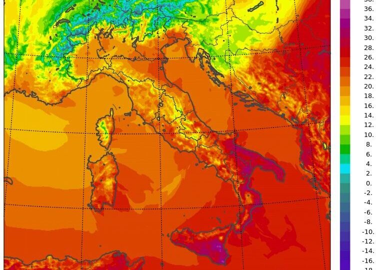 temperature massime 28 settembre