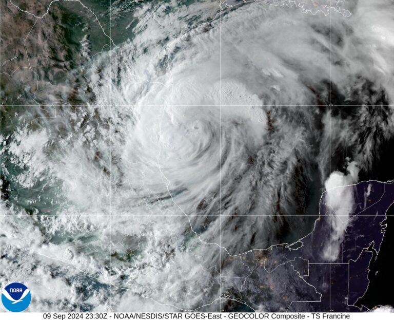 tempesta uragano francine