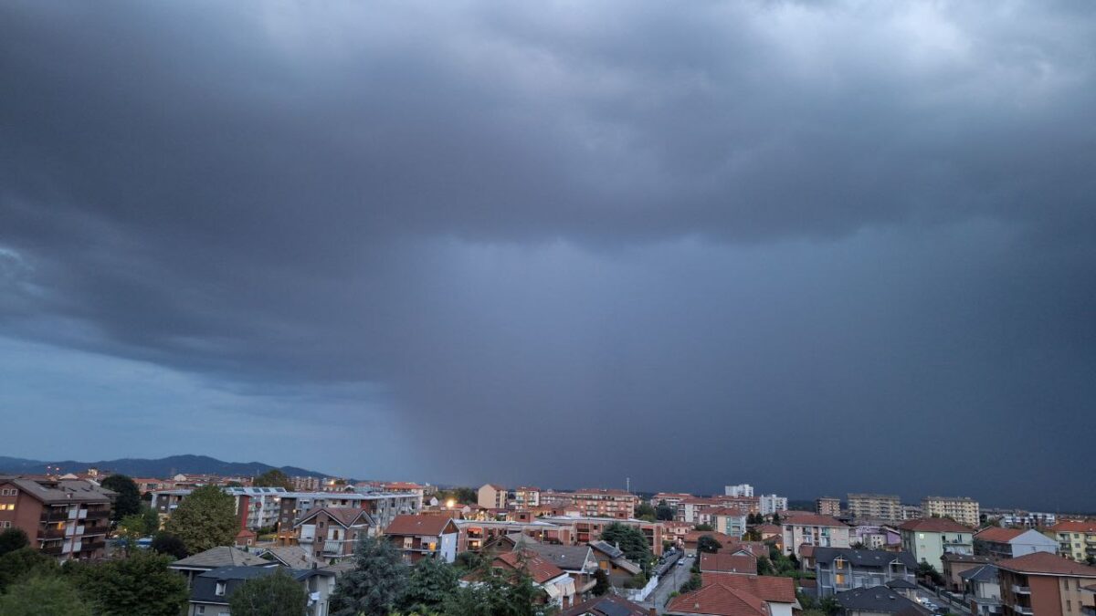 temporale orbassano piemonte