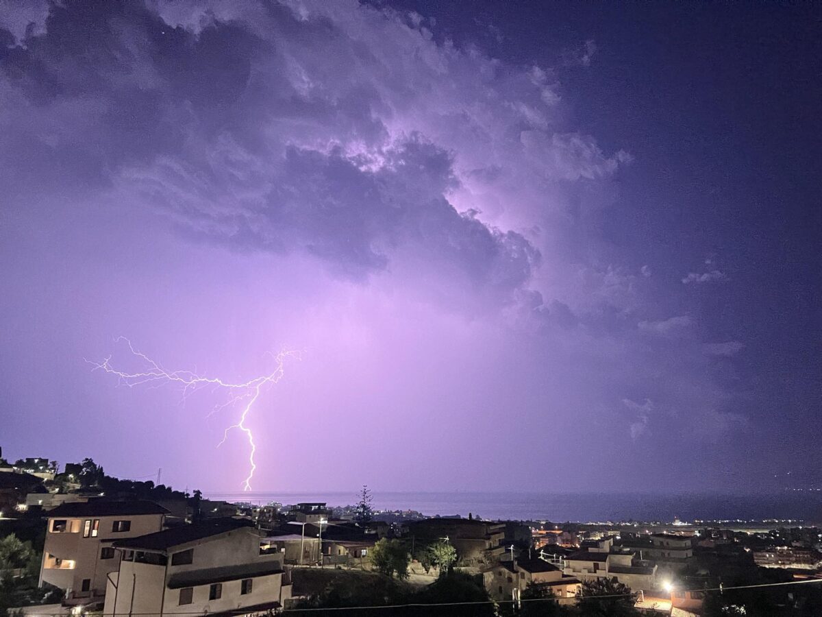 temporale reggio calabria