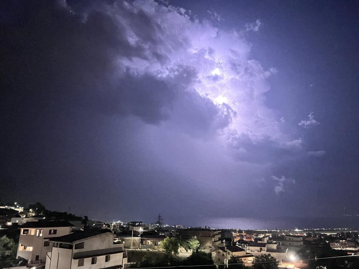 temporale reggio calabria