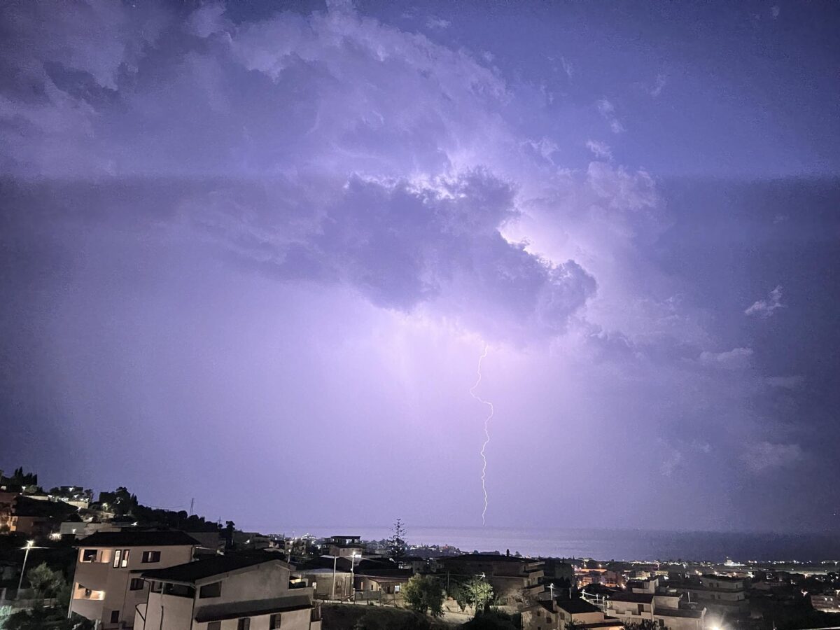 temporale reggio calabria