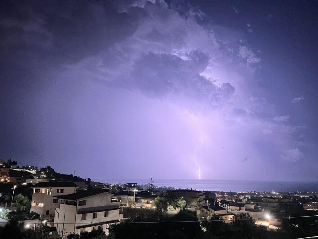 temporale reggio calabria