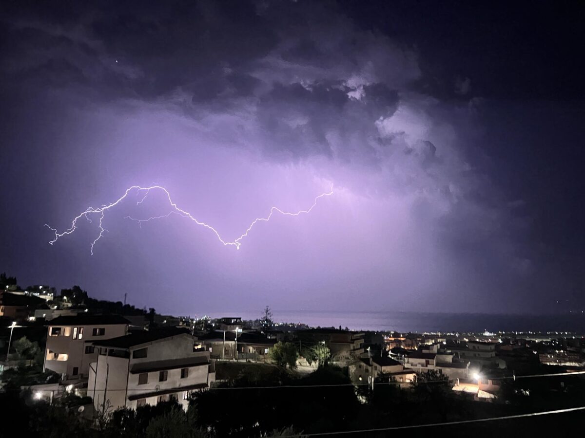 temporale reggio calabria