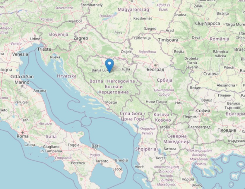 terremoto bosnia