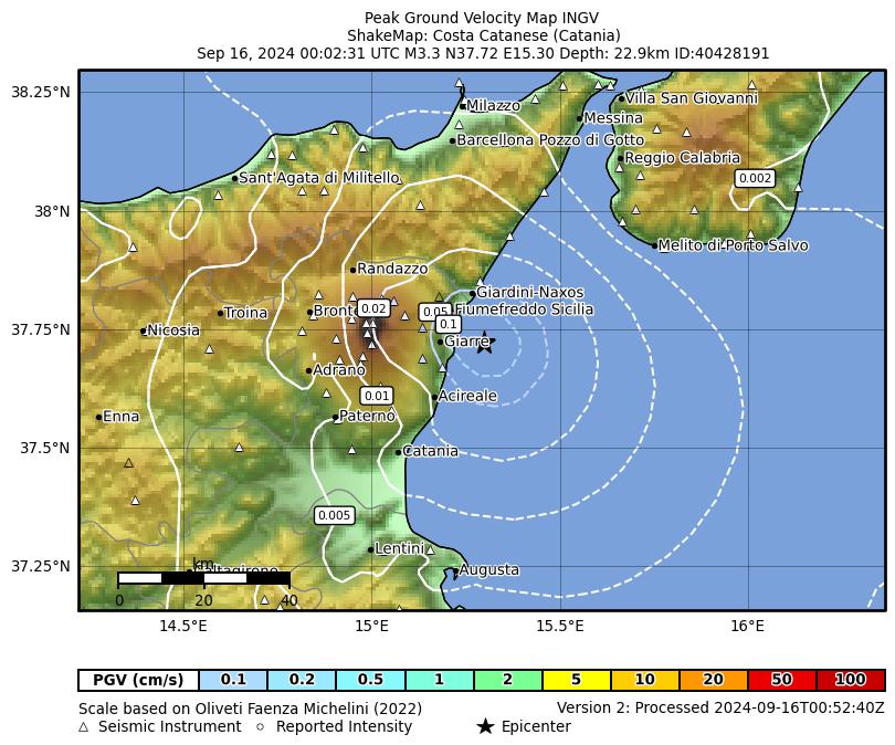 terremoto catania giarre