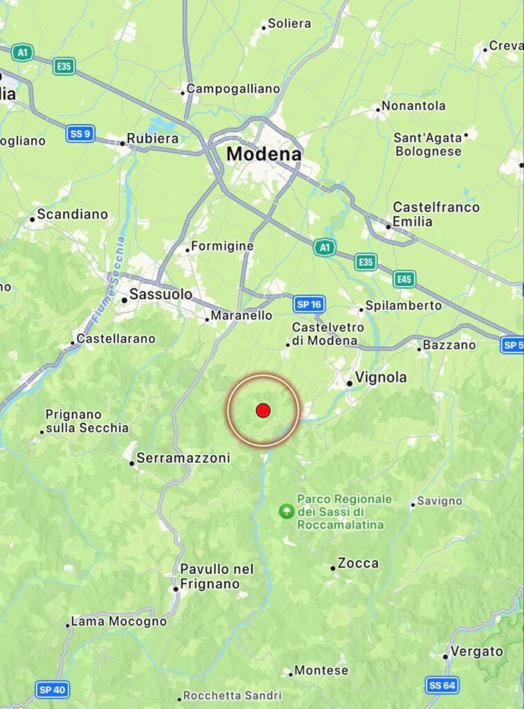 terremoto emilia romagna oggi