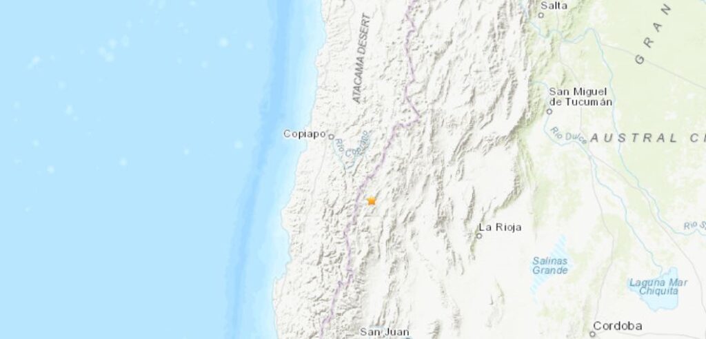 terremoto oggi argentina cile