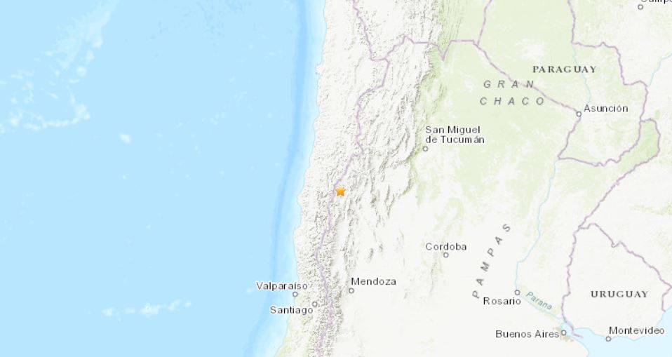 terremoto oggi argentina cile