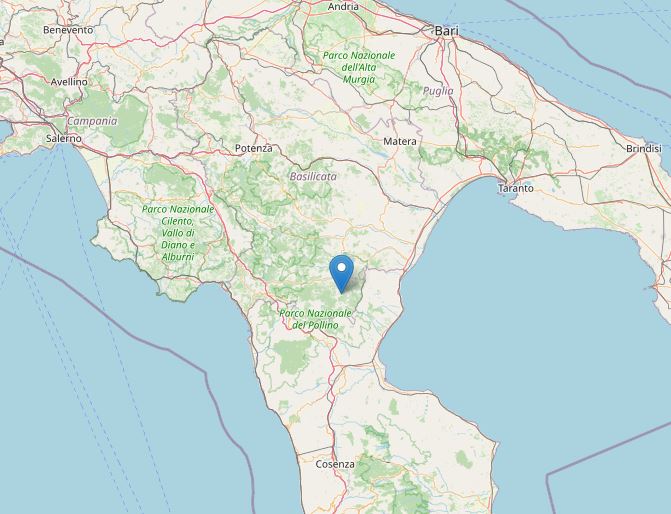 terremoto oggi basilicata potenza San Costantino Albanese