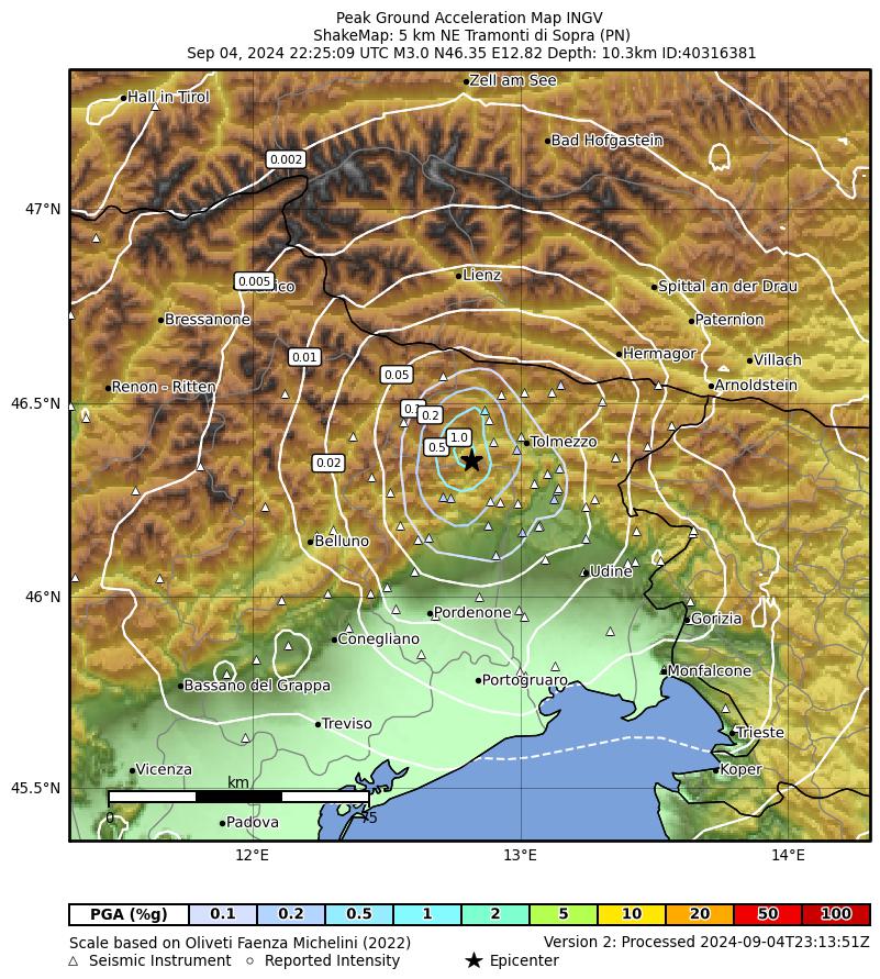 terremoto pordenone friuli Tramonti di Sopra