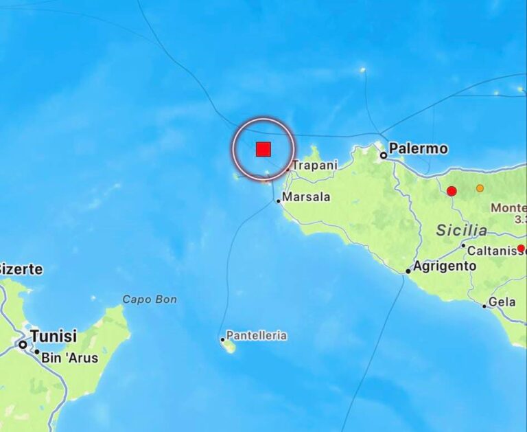 terremoto trapani oggi (