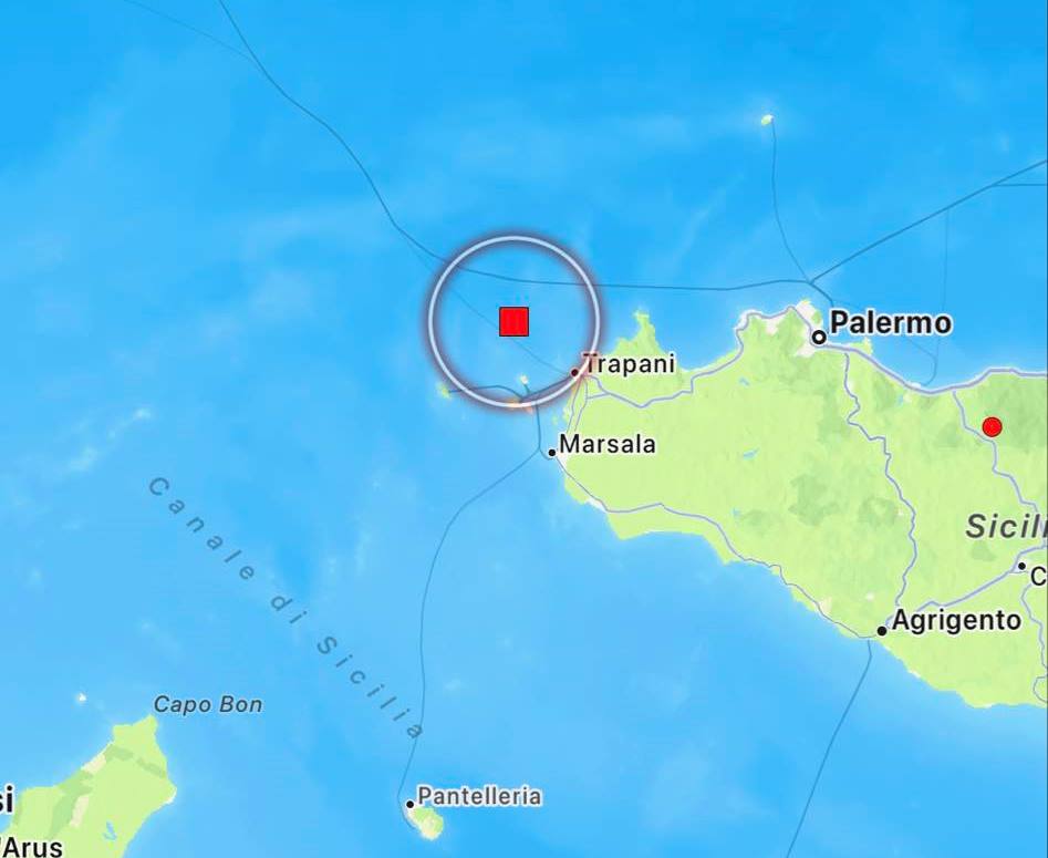 terremoto trapani oggi (