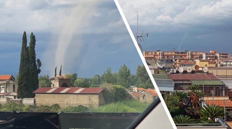 tornado teverola campania