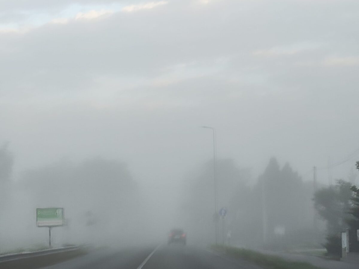 nebbia tra forlì e faenza