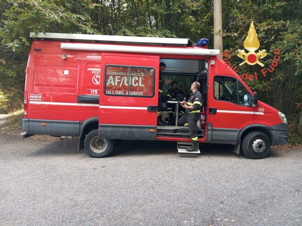 vigili del fuoco ricerche disperso aspromonte