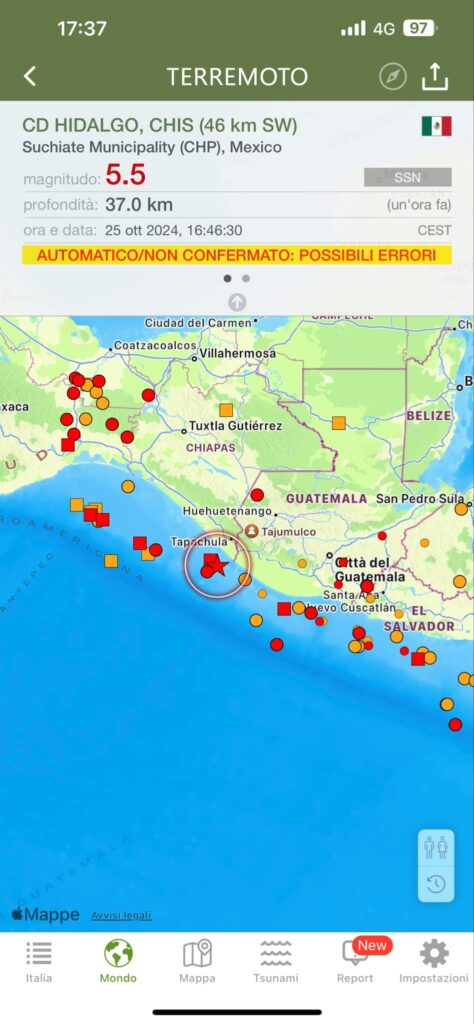 terremoto messico guatemala