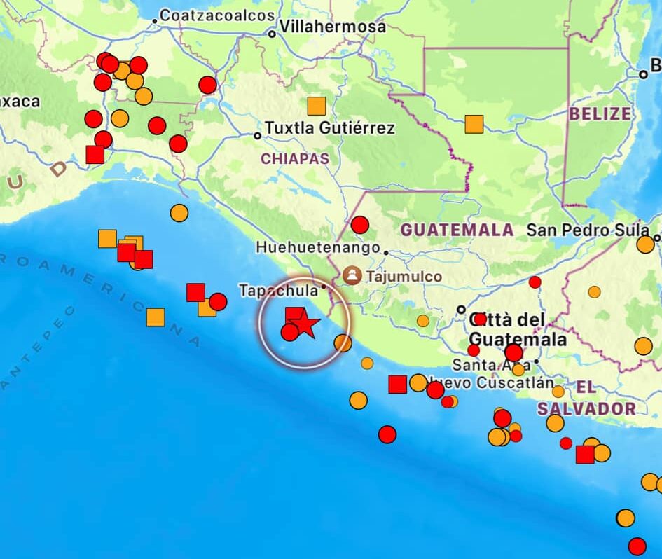 terremoto messico guatemala