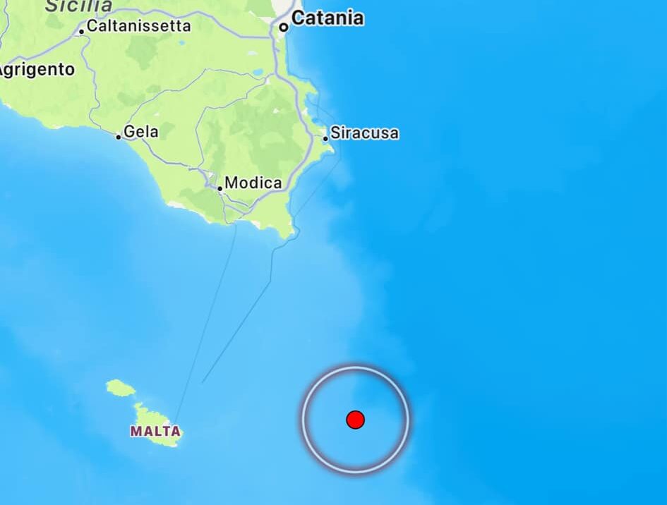 terremoto malta sicilia