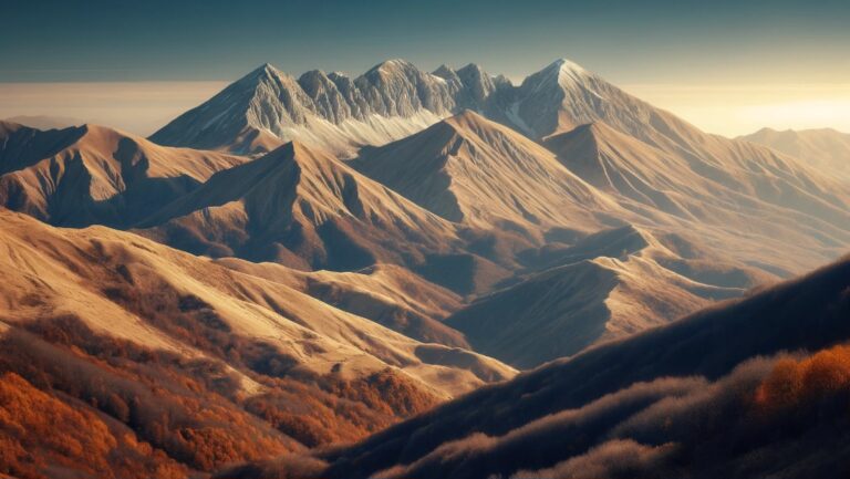 Alpi e Appennini senza neve