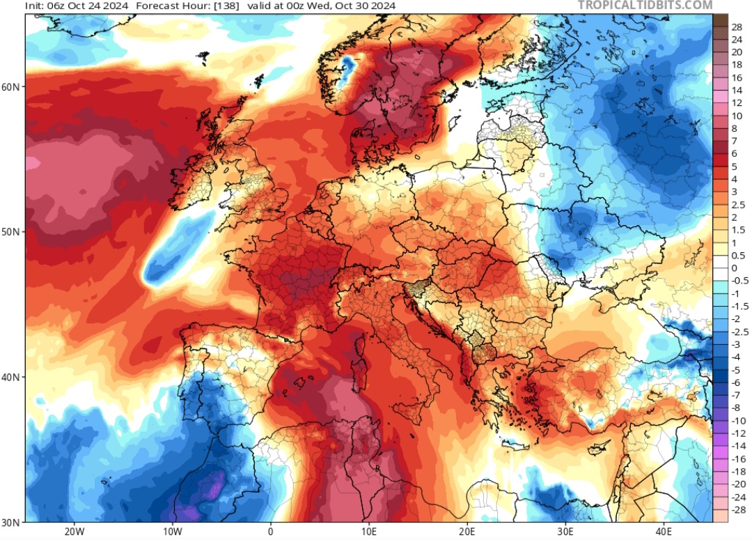 Temperature previste per Halloween 