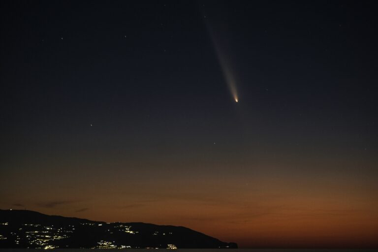 Cometa C2023 A3 Tsuchinshan-ATLAS Milazzo