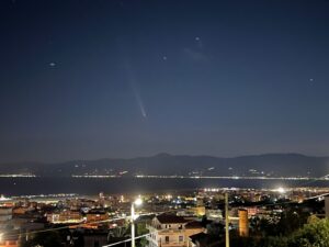 Cometa C2023 A3 Tsuchinshan-ATLAS reggio calabria 14 ottobre 2024