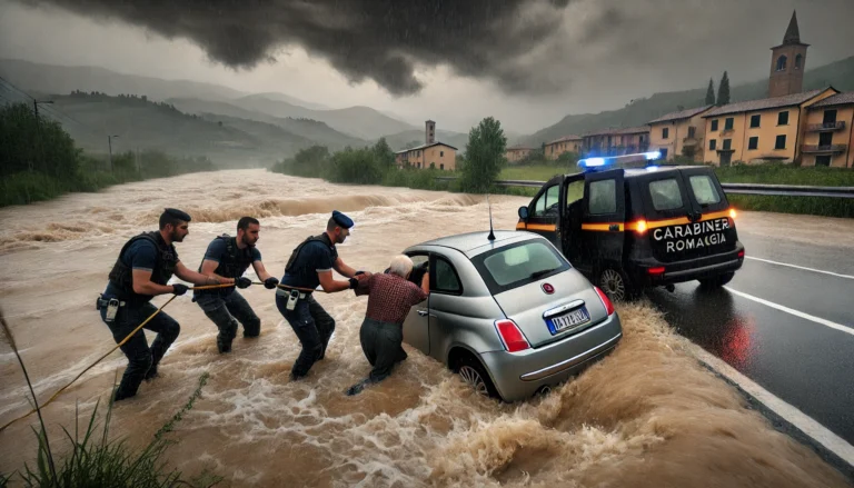 Maltempo Emilia Romagna anziano