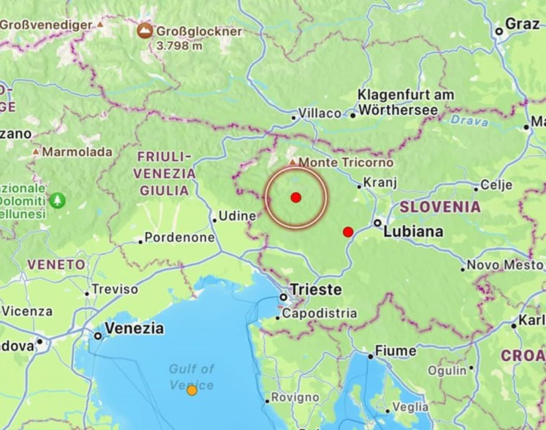 Terremoto Slovenia Friuli