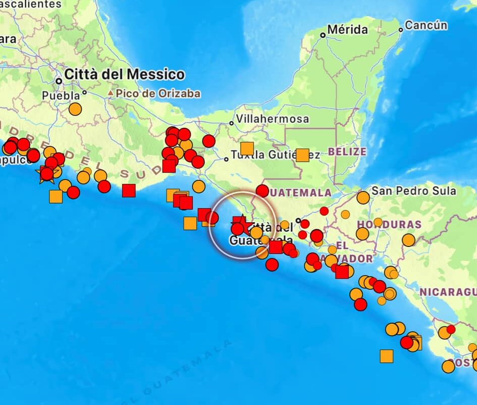 terremoto messico guatemala