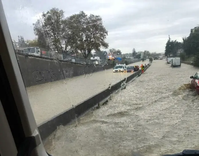 autostrada A47 francia maltempo