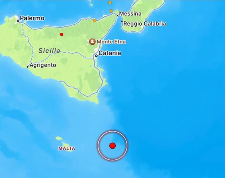 terremoto malta sicilia