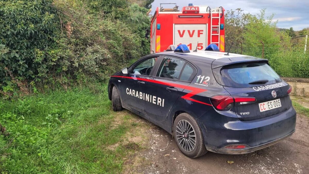 carabinieri e vigili del fuoco