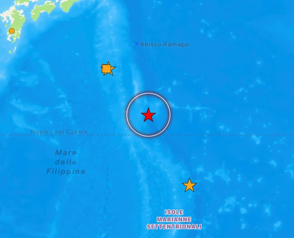 terremoto giappone isole vulcano