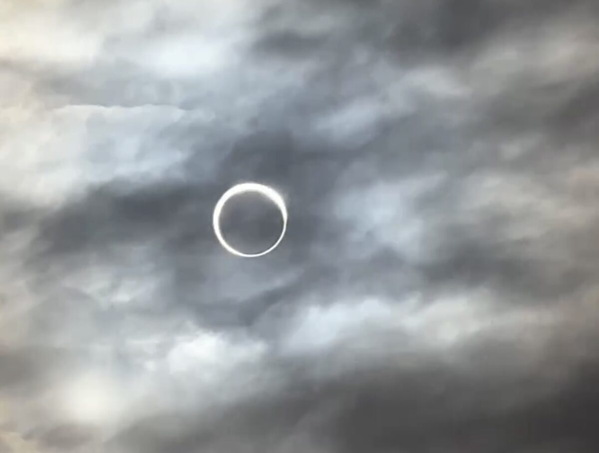 eclissi solare anulare anello fuoco argentina