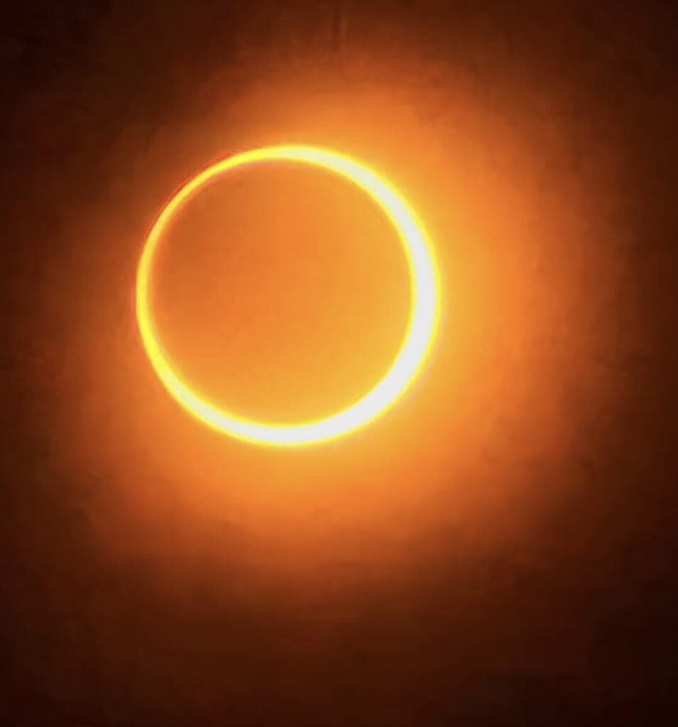 eclissi solare anulare anello fuoco argentina