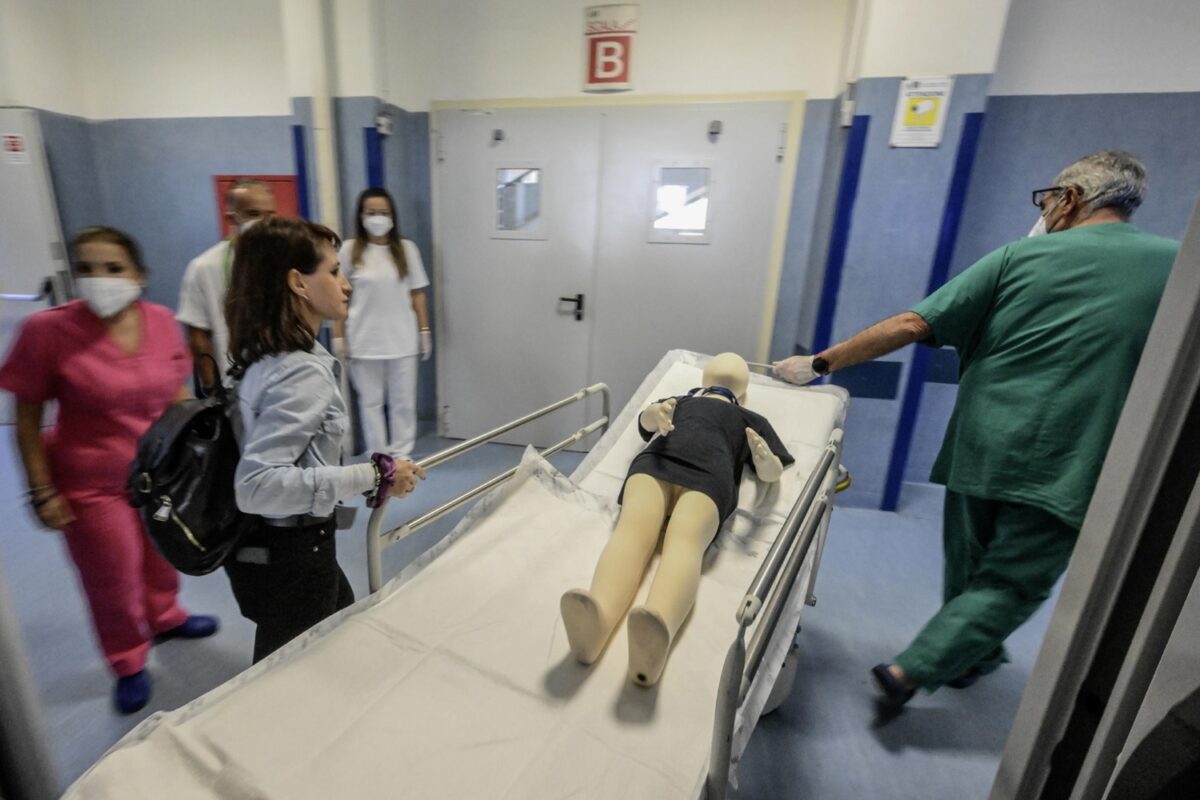 esercitazione campi flegrei ospedale napoli