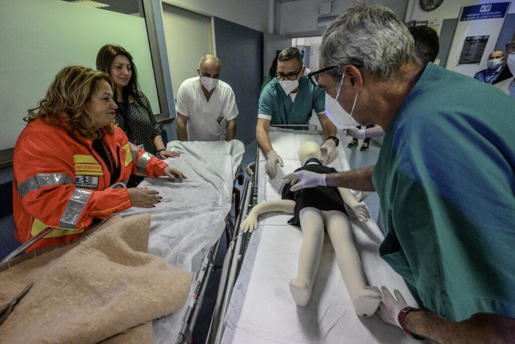 esercitazione campi flegrei ospedale napoli