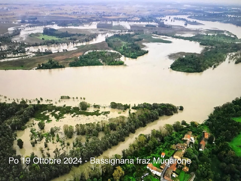 esondazione po bassignana alessandria piemonte (1)