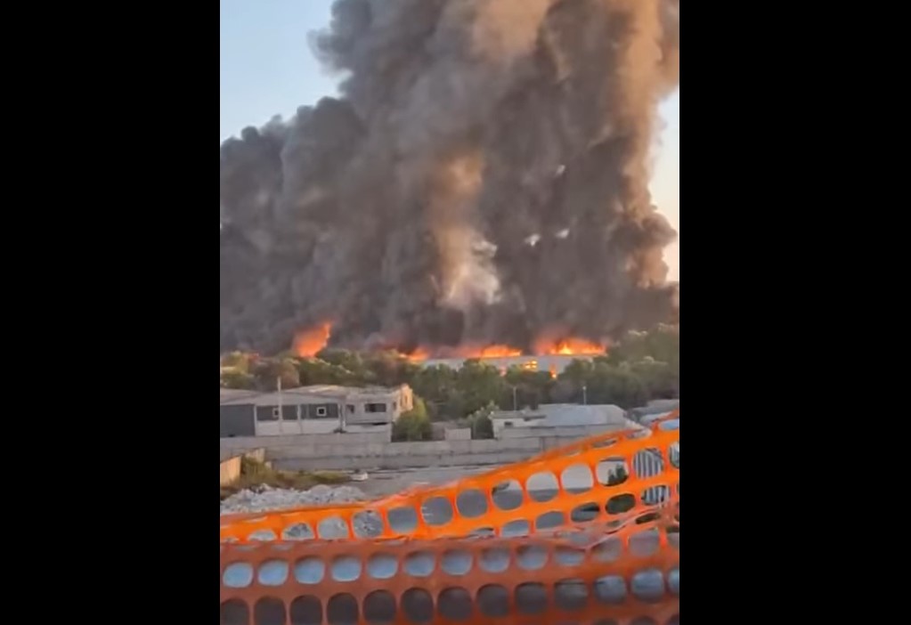 incendio taranto