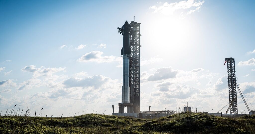 lancio starship oggi 13 ottobre 5 volo spacex