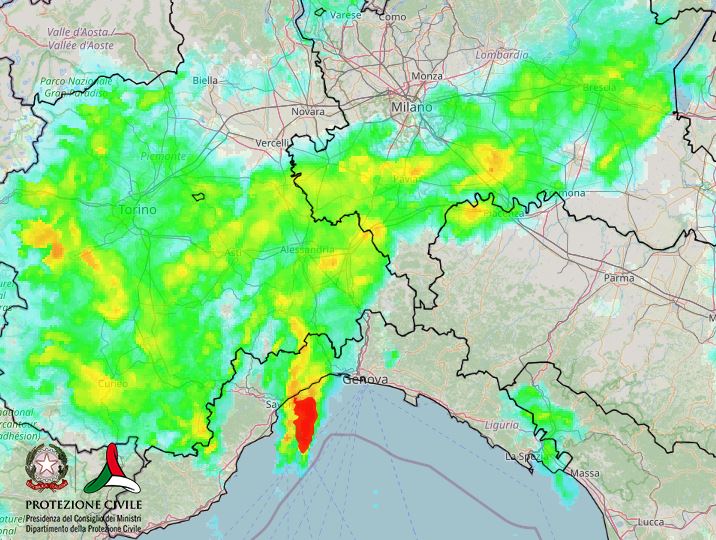 maltempo oggi liguria piemonte