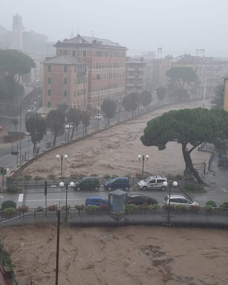 maltempo recco liguria