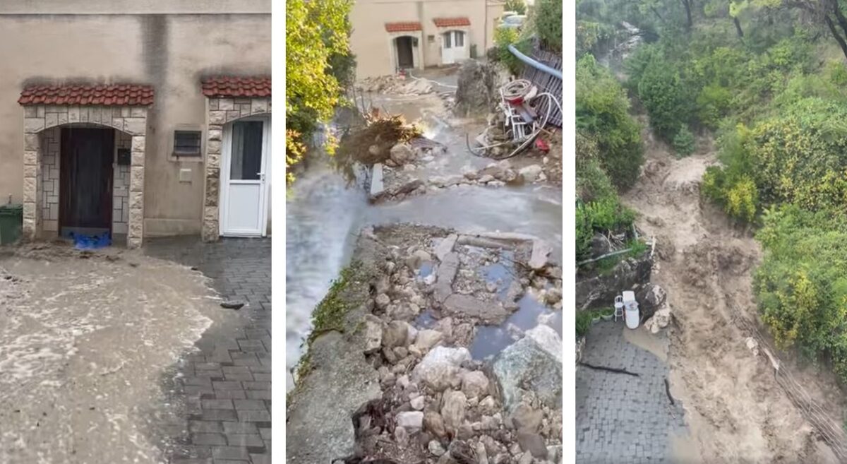 podgora croazia alluvione lampo maltempo temporale tempesta