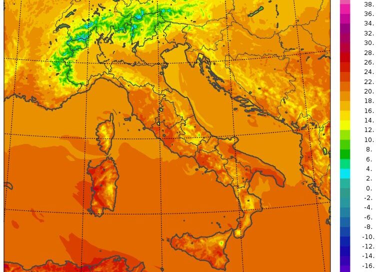 temperature massime 28 ottobre