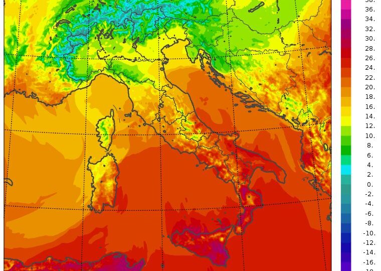 temperature massime 3 ottobre