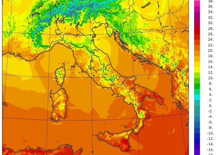 temperature massime 5 ottobre