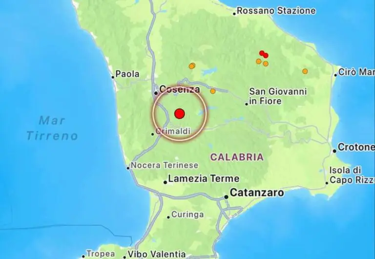 terremoto calabria